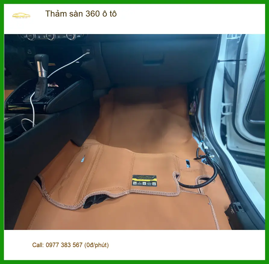 Chị Thảo nâng cấp thảm sàn 360 ô tô Hyundai Creta tại Cần Giờ, xe luôn sạch đẹp
