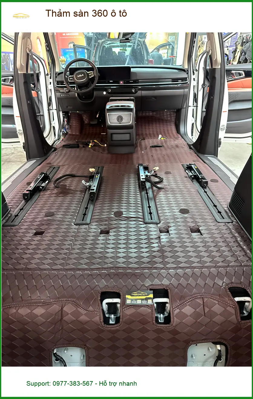 Anh Hùng lắp thảm sàn 360 ô tô Ford Everest tại Quận 12 ảnh thực tế 2