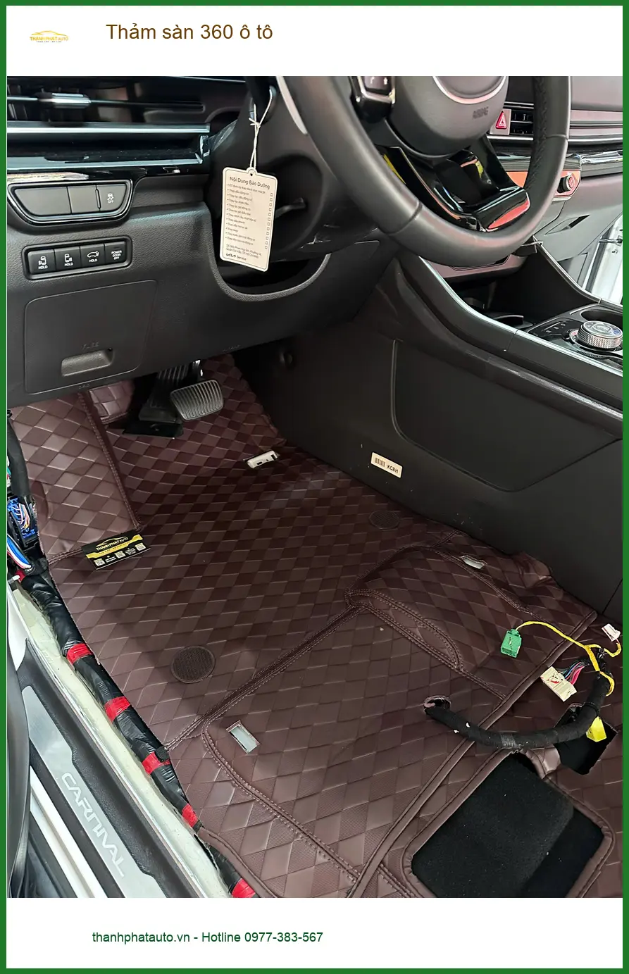 Anh Hùng lắp thảm sàn 360 ô tô Ford Everest tại Quận 12 ảnh thực tế 3
