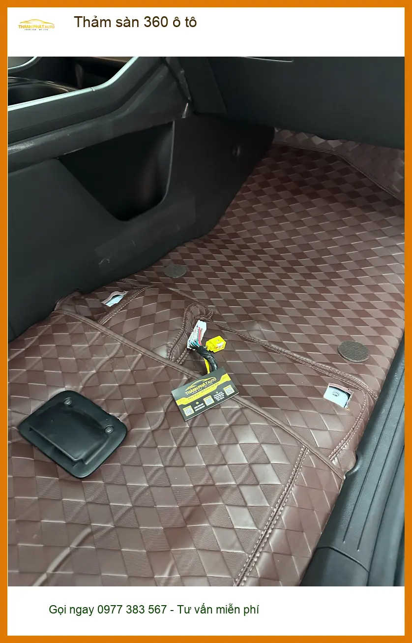 Anh Minh lắp thảm sàn 360 ô tô cho Kia Carnival tại Thủ Đức để nội thất luôn sạch đẹp ảnh thực tế 4