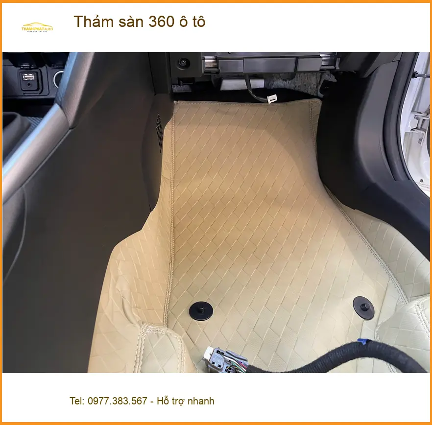 Chú Minh lắp thảm sàn 360 ô tô Kia K3 Quận Tân Bình giữ sạch nội thất. ảnh thực tế 2