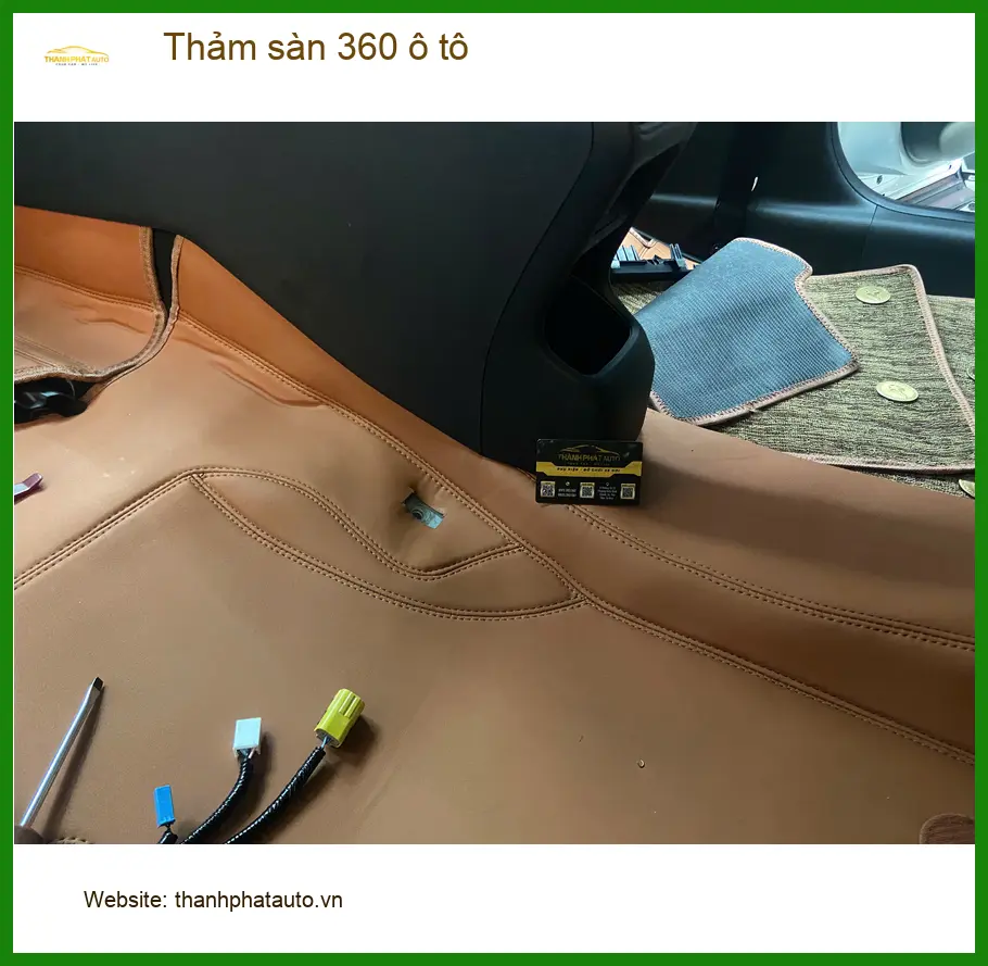 Địa chỉ lắp thảm sàn 360 ô tô cho Anh Duy Hyundai Creta tại Phú Nhuận ảnh thực tế 3