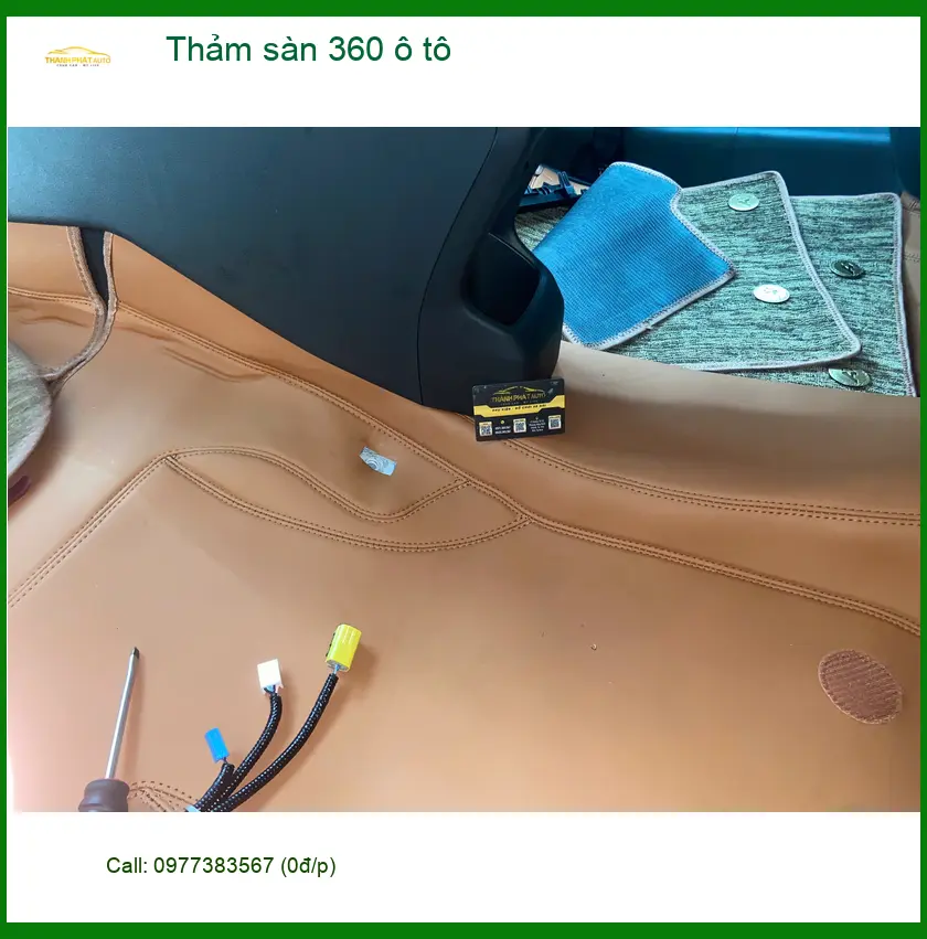 Địa chỉ lắp thảm sàn 360 ô tô cho Anh Duy Hyundai Creta tại Phú Nhuận ảnh thực tế 4