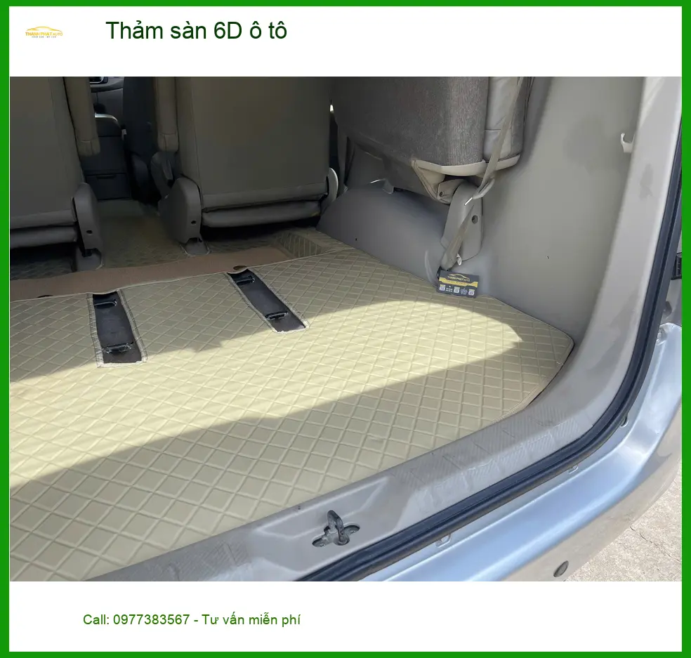 Chị Thảo lắp thảm sàn 6D ô tô Mazda CX-5 tại Quận 2 để giữ xe luôn sạch đẹp ảnh thực tế 2