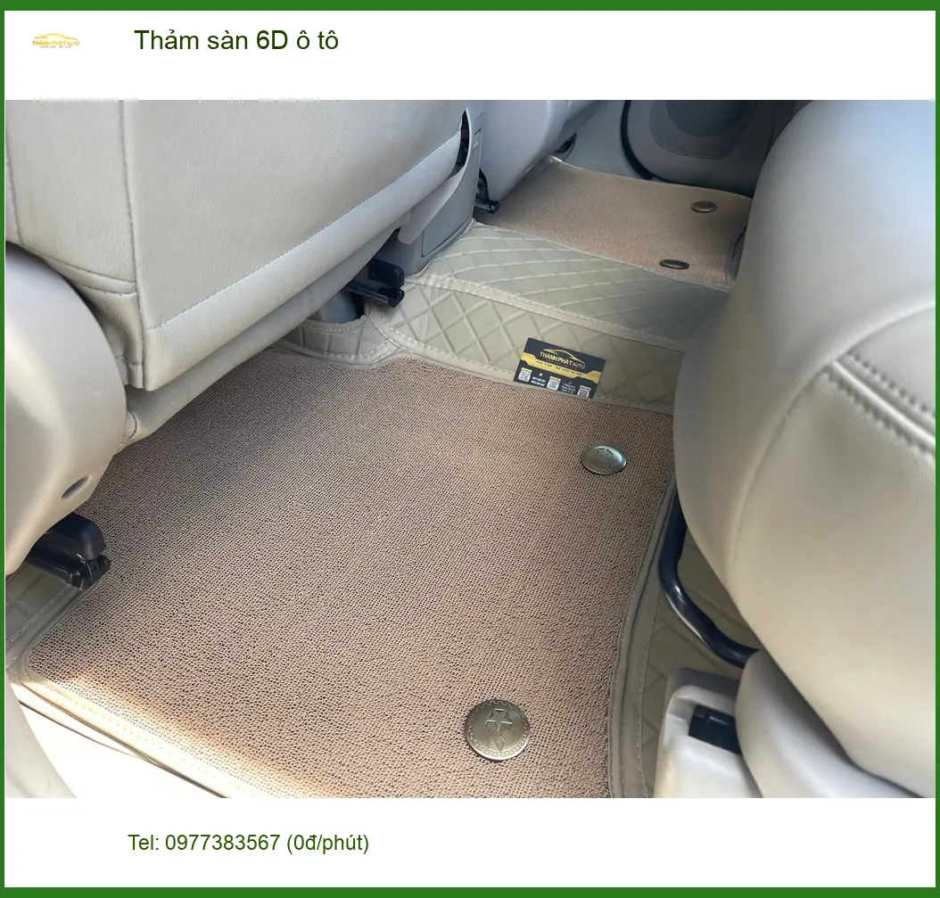 Chị Thảo lắp thảm sàn 6D ô tô Mazda CX-5 tại Quận 2 để giữ xe luôn sạch đẹp ảnh thực tế 3