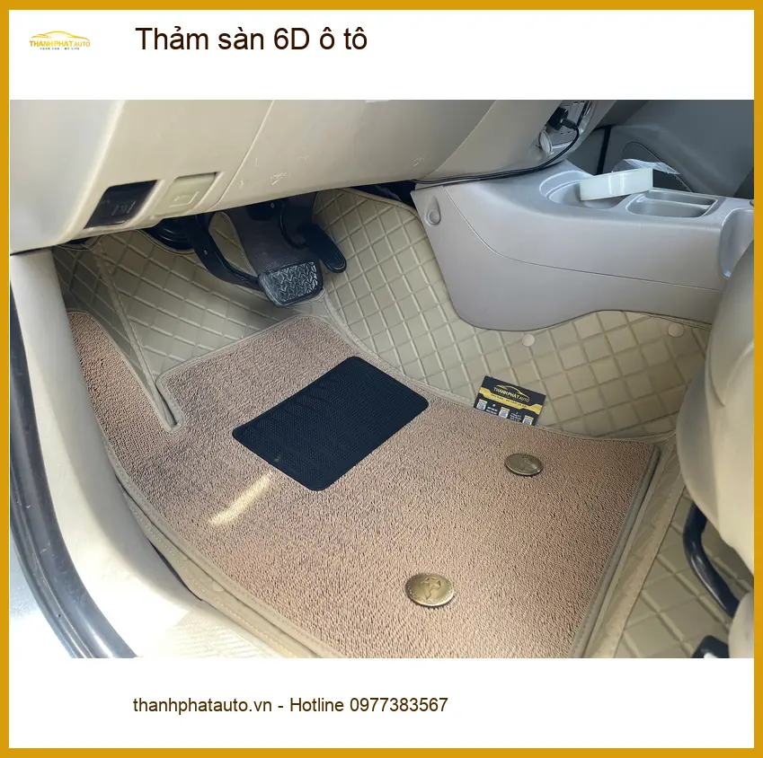Chị Thanh Thảo lắp thảm sàn 6D cho VinFast Lux A tại Quận 9 giữ xe sạch ảnh thực tế 5