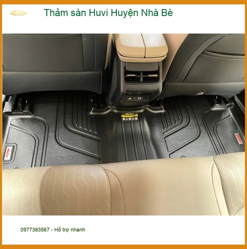 Địa Chỉ Lắp Thảm Lót Sàn Ô Tô sàn Huvi Huyện Nhà Bè - Giá Tốt TPHCM ảnh thực tế 2