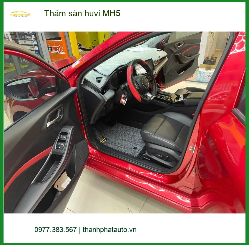 Chị Thảo lắp thảm sàn Huvi MH5 cho Hyundai Creta tại Quận 9 để xe luôn sạch sẽ ảnh thực tế 5