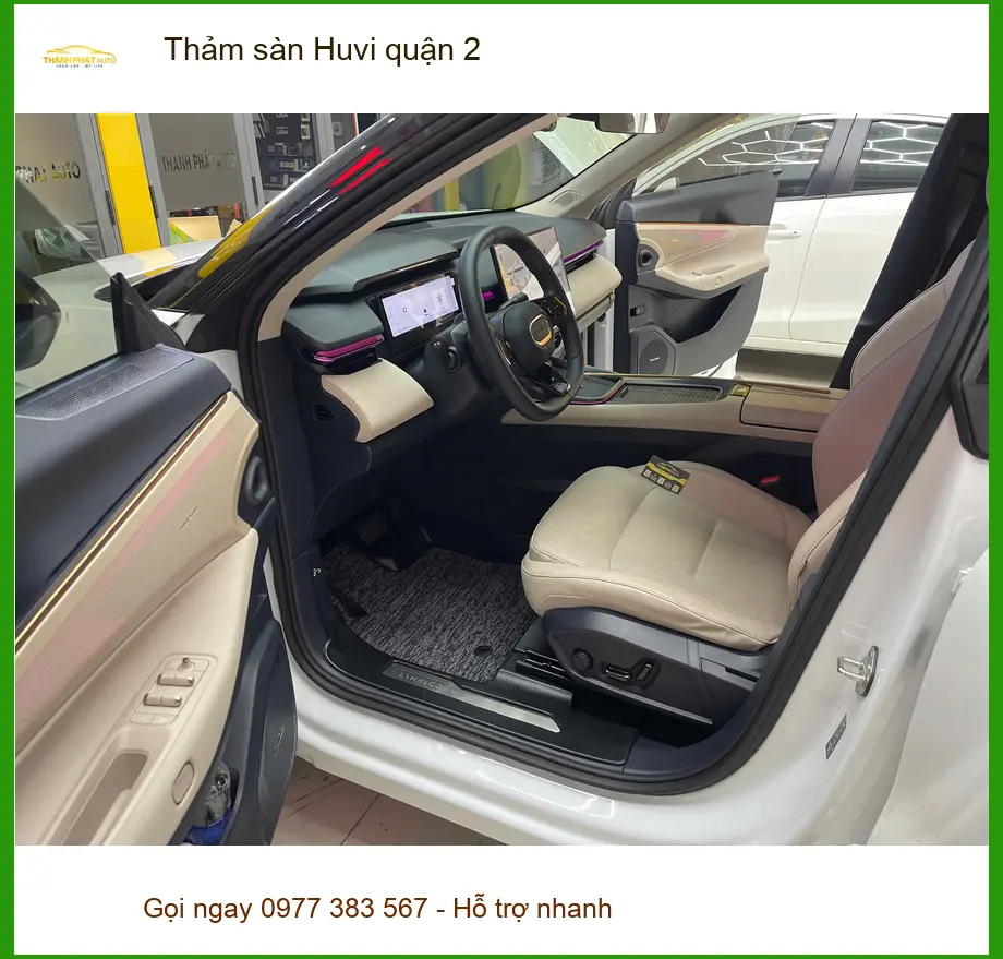 Địa Chỉ Lắp Đặt Thảm Lót Sàn Ô Tô sàn Huvi quận 2 - Giá Tốt TPHCM ảnh thực tế 2