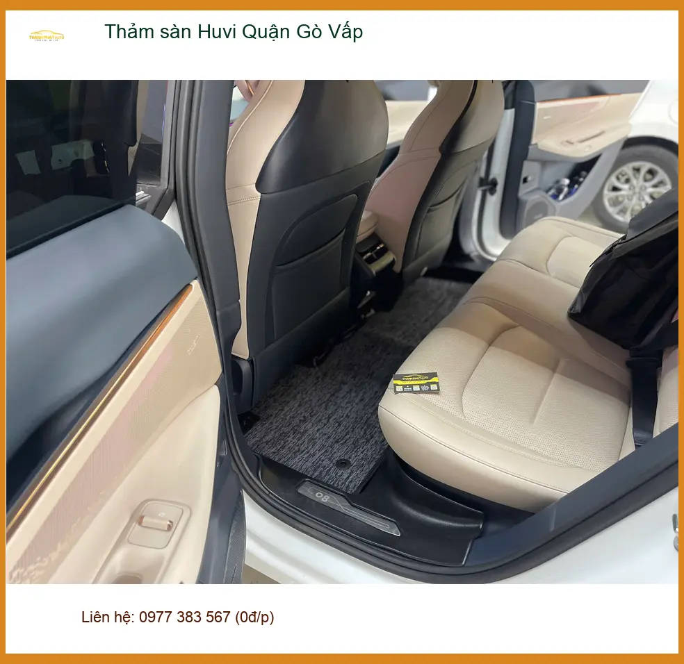 Trung Tâm Lắp Thảm Lót Sàn Ô Tô sàn Huvi Quận Gò Vấp - Thi Công Chuyên Nghiệp