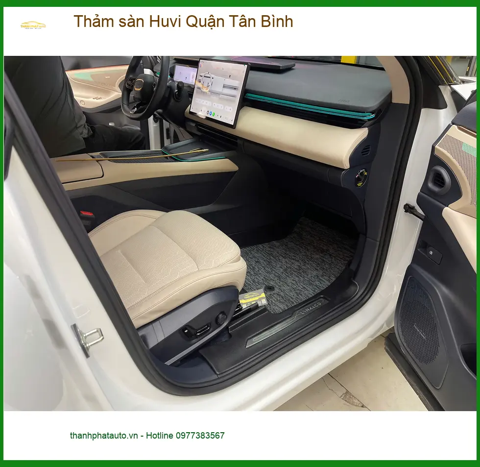 Nơi Lắp Thảm Lót Sàn Ô Tô sàn Huvi Quận Tân Bình - Giá Tốt TPHCM