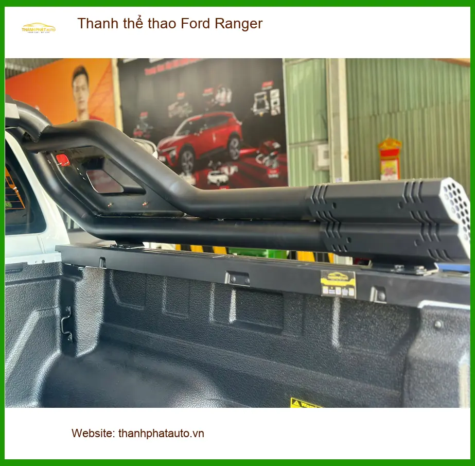 Chị Lan Anh lắp thanh thể thao Ford Ranger tại Hóc Môn để xe thêm cá tính ảnh thực tế 3