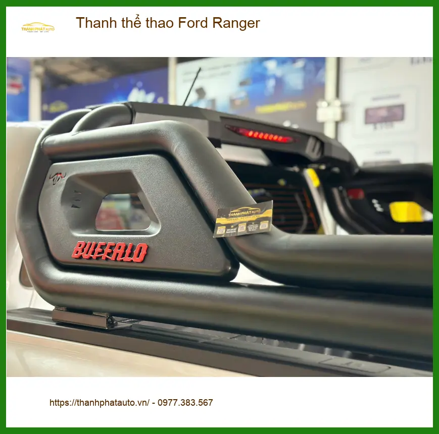 Chị Lan Anh lắp thanh thể thao Ford Ranger tại Hóc Môn để xe thêm cá tính ảnh thực tế 4