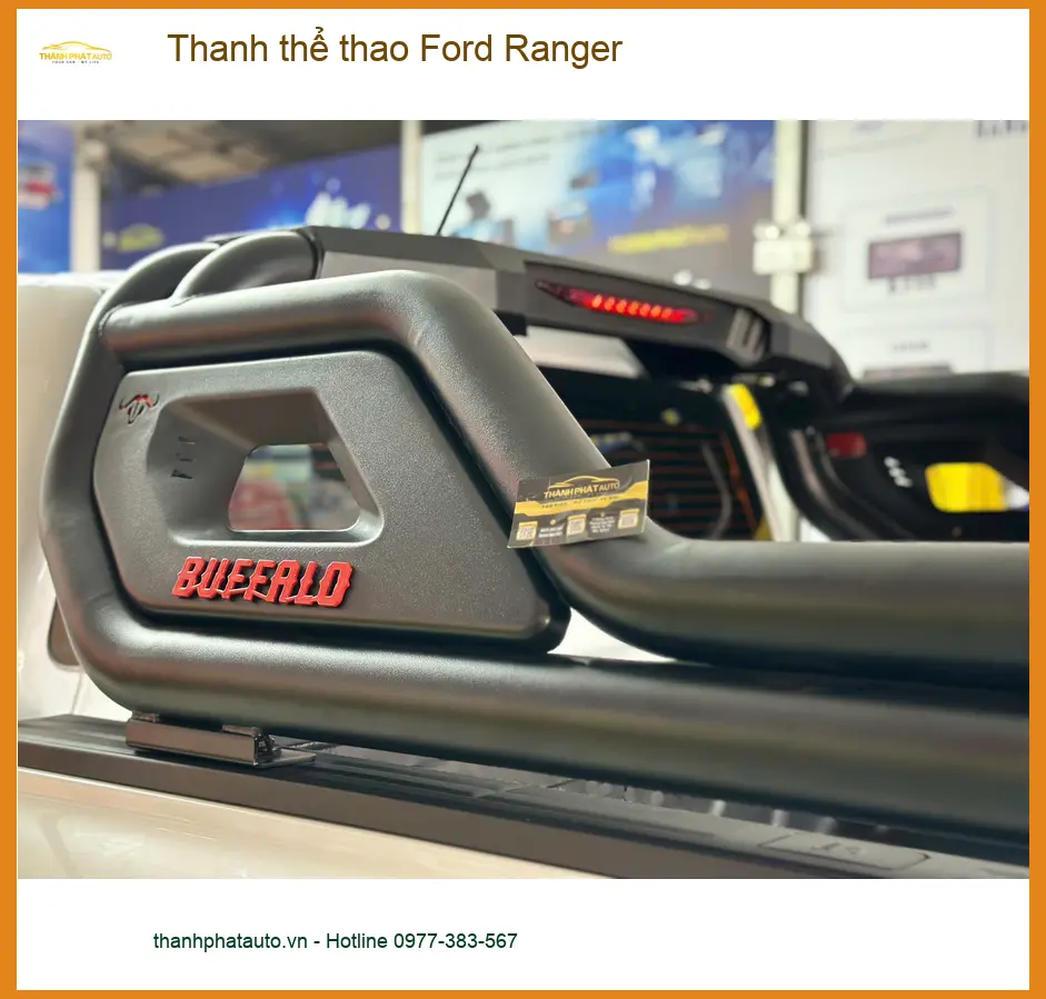 Chú Hiếu lắp Thanh thể thao Ford Ranger tại Quận 6 để xe trông thể thao hơn ảnh thực tế 5