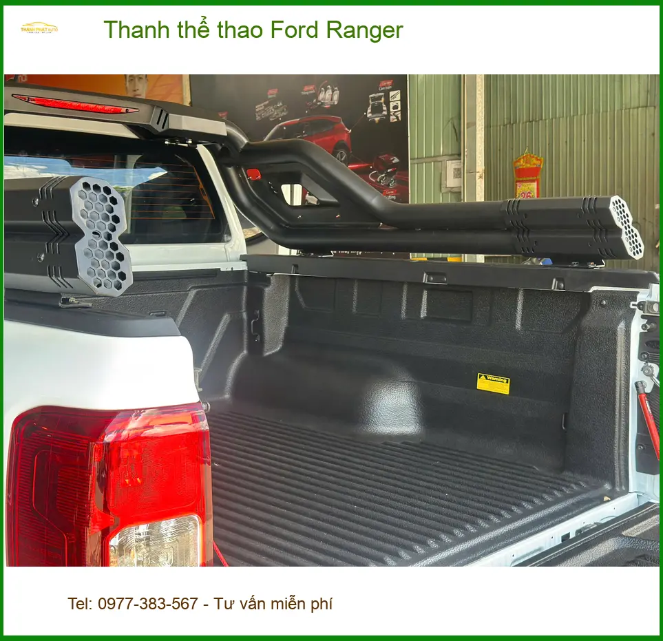 Anh Tùng lắp Thanh thể thao Ford Ranger tại Gò Vấp để xe thêm cá tính ảnh thực tế 3
