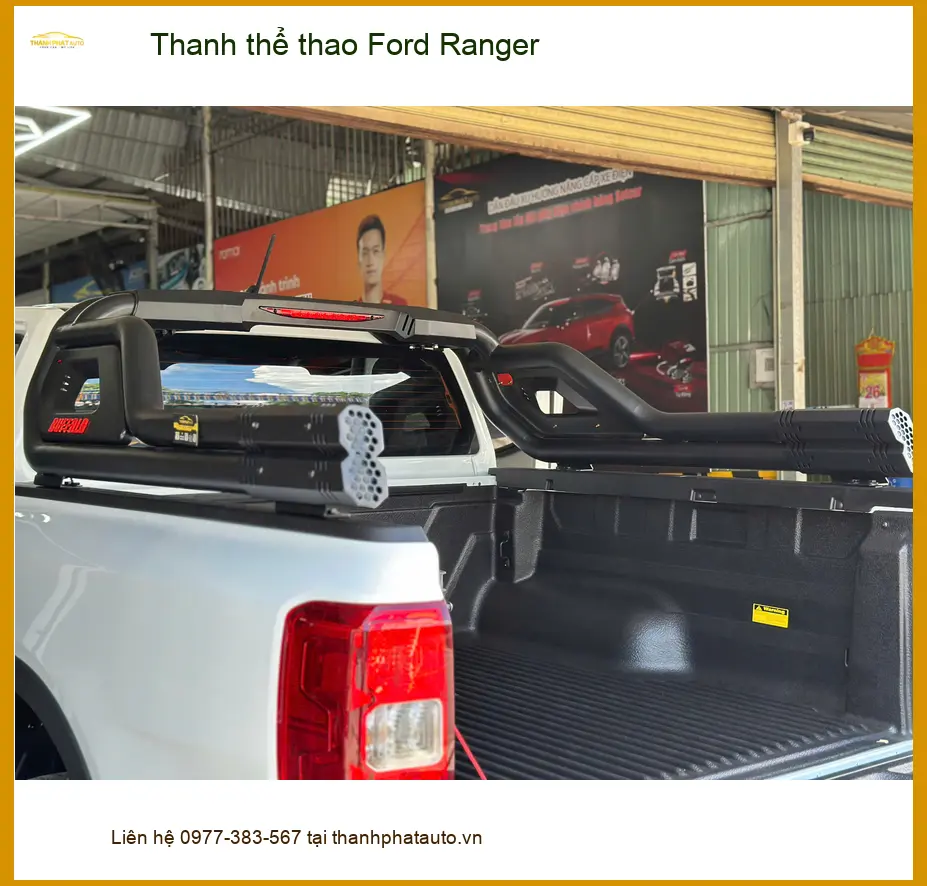 Anh Tùng lắp Thanh thể thao Ford Ranger tại Gò Vấp để xe thêm cá tính ảnh thực tế 4