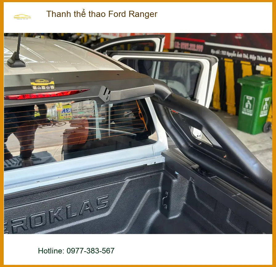 Anh Tuấn Kiệt lắp thanh thể thao Ford Ranger Quận 2 để xe trông mạnh mẽ và cá tính hơn