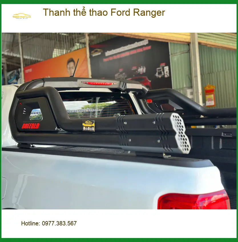 Anh Minh độ Thanh thể thao Ford Ranger tại Quận 9 cho xe thêm hầm hố