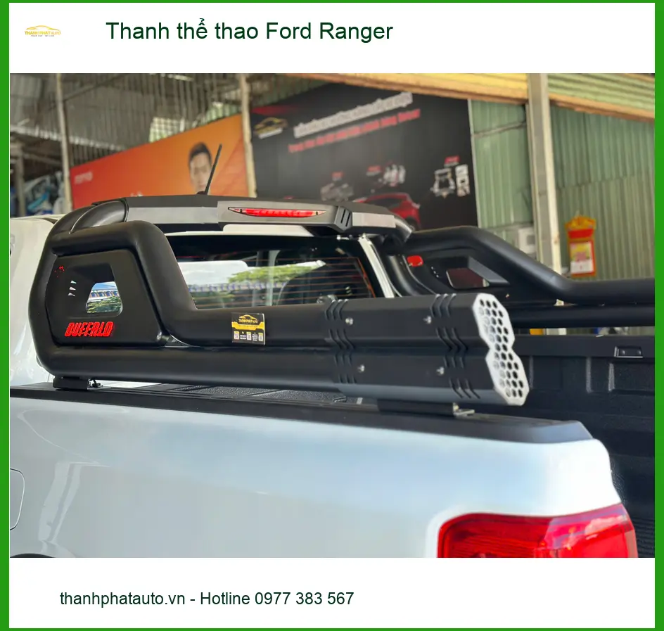 Anh Kiên lắp thanh thể thao Ford Ranger tại Quận Tân Bình muốn xe trông mạnh mẽ hơn ảnh thực tế 2