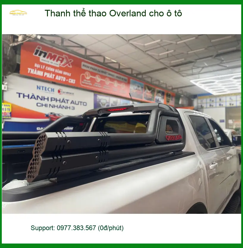 Anh Lâm lắp Thanh thể thao Overland cho Ford Everest tại Quận 10
