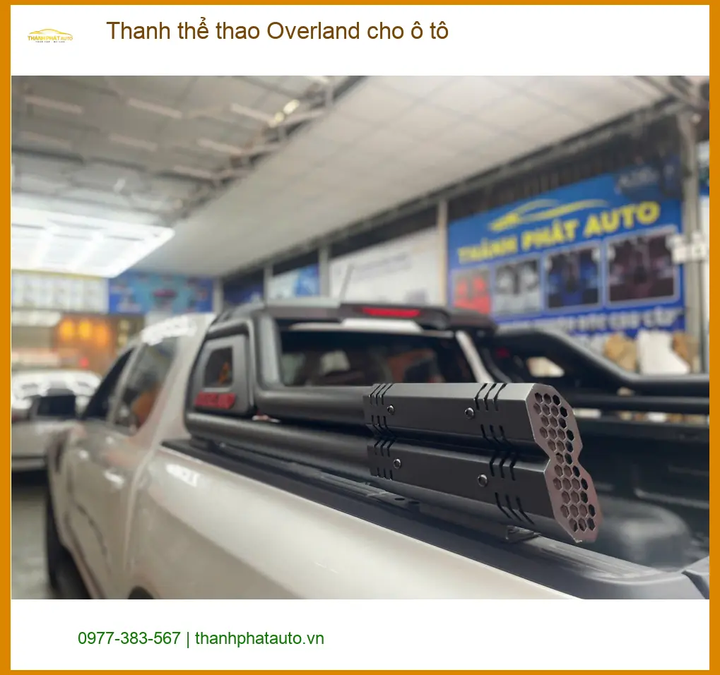 Anh Tùng lắp thanh thể thao Overland cho Ford Ranger Quận 9 để đi phượt ảnh thực tế 4