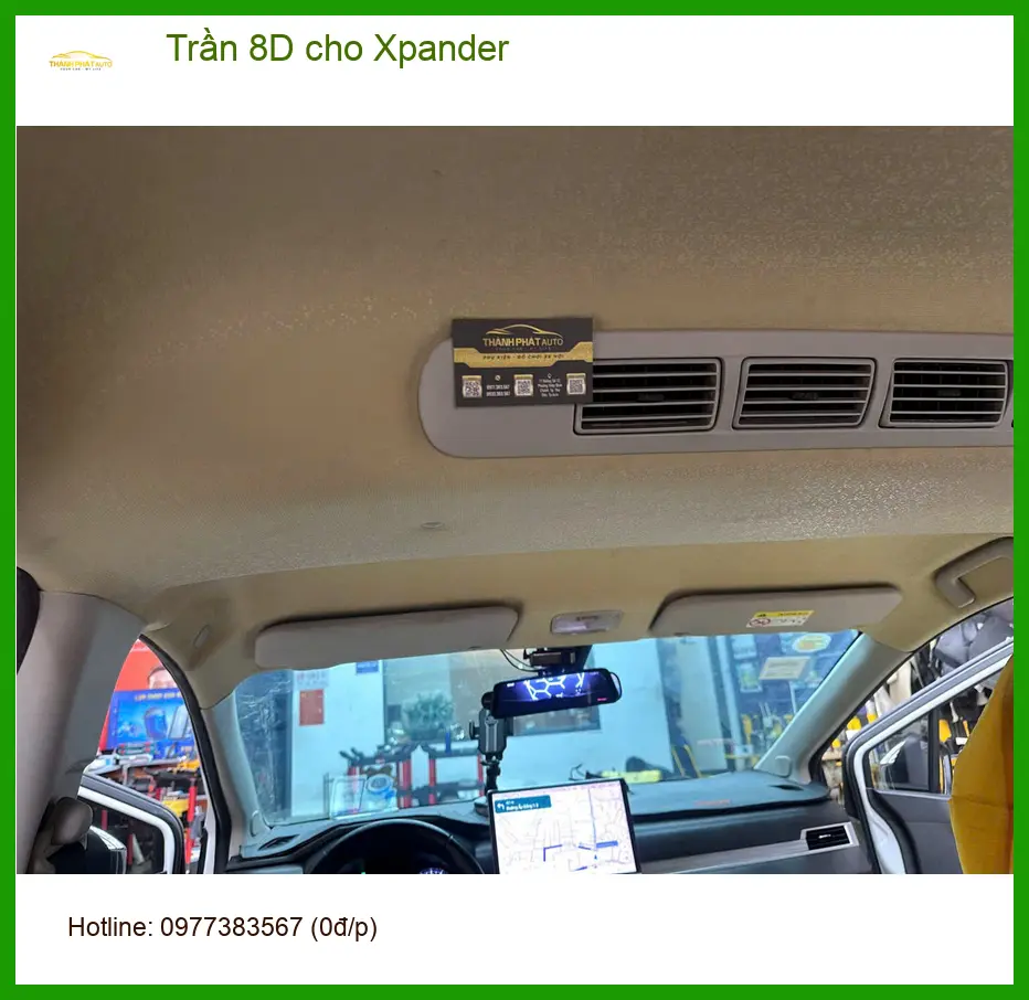 Anh Dũng bọc Trần 8D cho Xpander ở Quận 9 nội thất sang trọng, dễ vệ sinh ảnh thực tế 3
