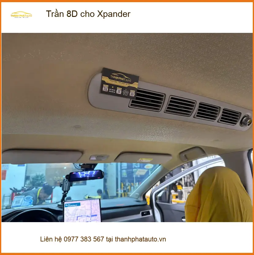Anh Khang bọc Trần 8D cho Xpander tại Quận 3 tăng vẻ sang trọng nội thất ảnh thực tế 2