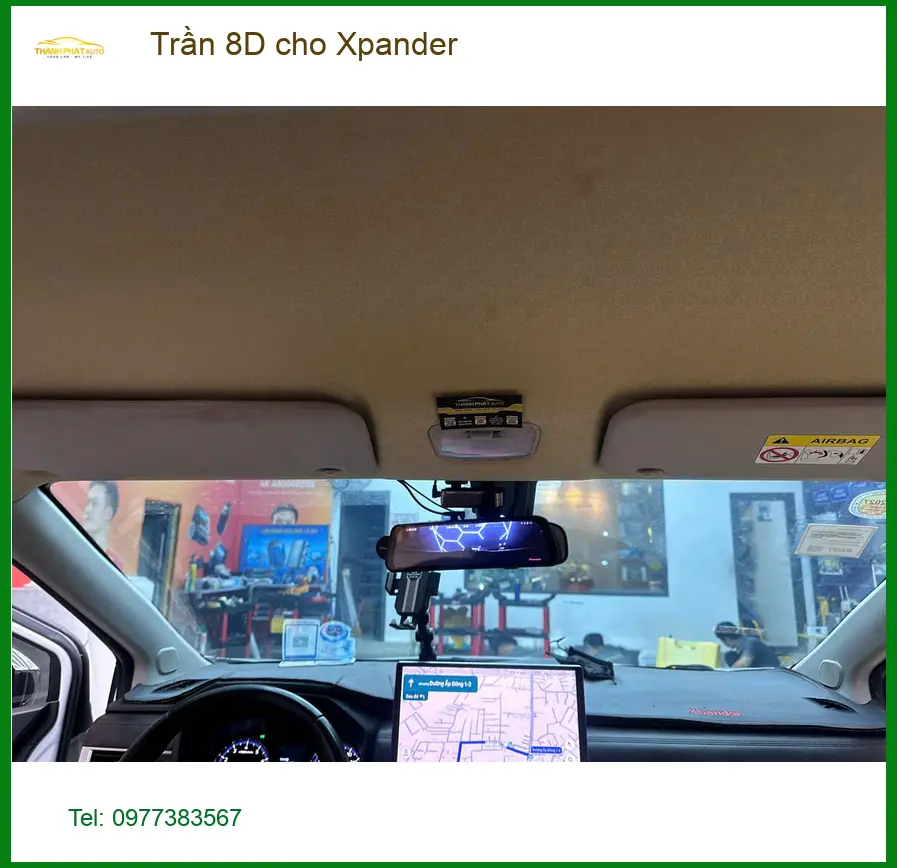 Anh Khang bọc Trần 8D cho Xpander tại Quận 3 tăng vẻ sang trọng nội thất ảnh thực tế 5