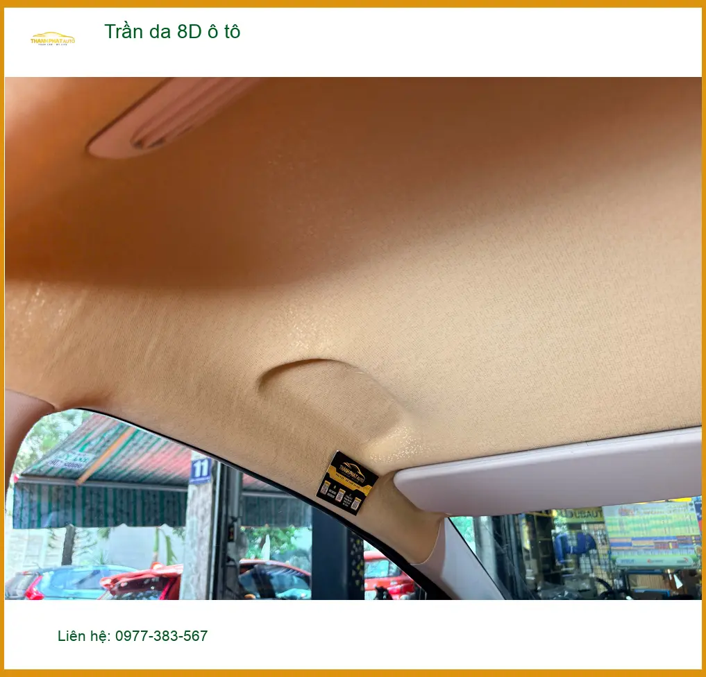 Anh Quang bọc Trần da 8D ô tô cho Honda CRV tại Quận Nhà Bè để nội thất thêm sang