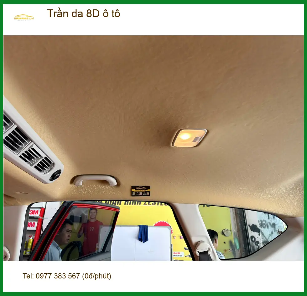 Anh Quang bọc Trần da 8D ô tô cho Honda CRV tại Quận Nhà Bè để nội thất thêm sang ảnh thực tế 2