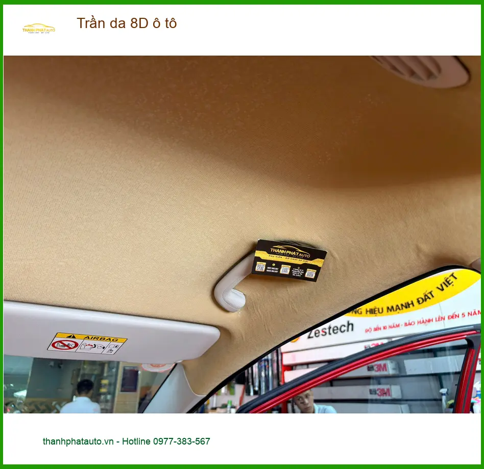 Anh Quang bọc Trần da 8D ô tô cho Honda CRV tại Quận Nhà Bè để nội thất thêm sang ảnh thực tế 4