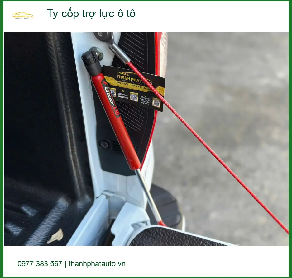 Bác Cường lắp Ty cốp trợ lực ô tô cho Toyota Camry tại Quận 7 ảnh thực tế 2