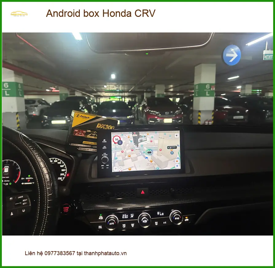 Anh Quang Huy lắp Android Box cho Honda CRV tại Quận 12 vì cần giải trí đa phương tiện tiện lợi hơn