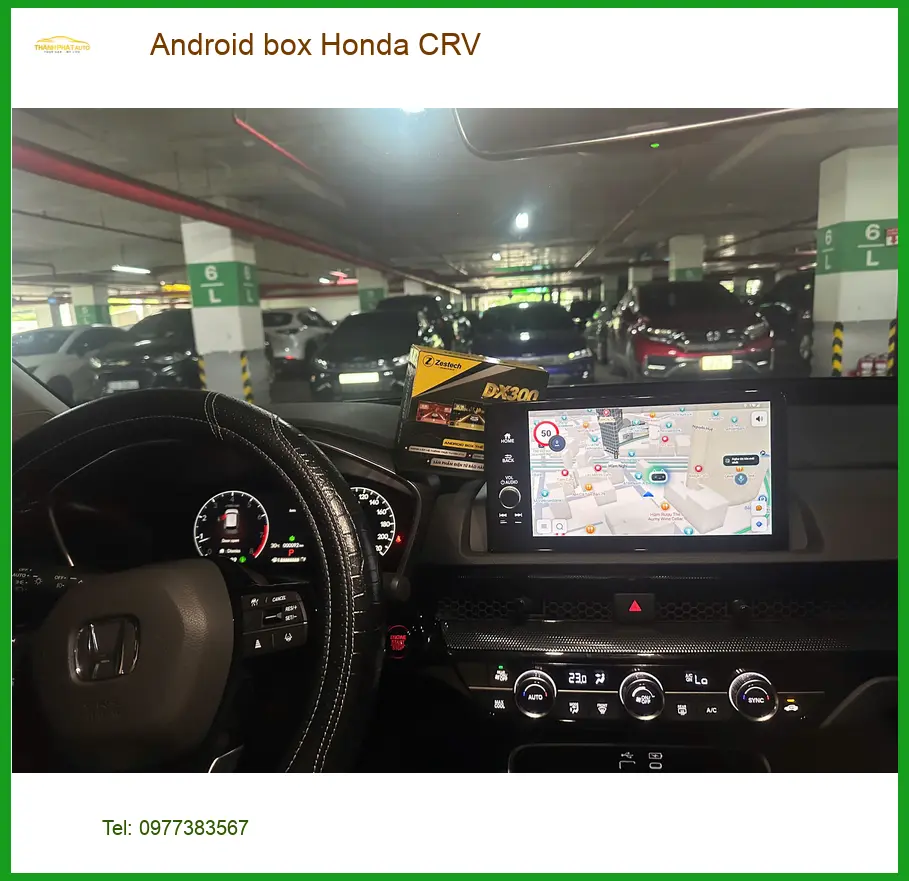 Anh Quang Huy lắp Android Box cho Honda CRV tại Quận 12 vì cần giải trí đa phương tiện tiện lợi hơn ảnh thực tế 2