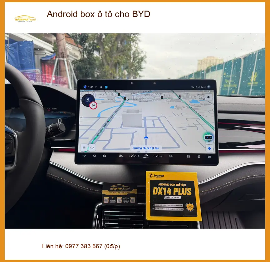 Anh Trường lắp Android Box ô tô BYD tại Quận 9 nâng cao trải nghiệm