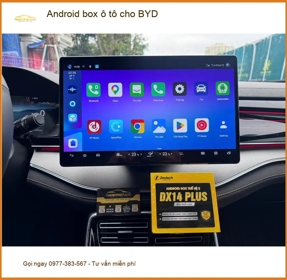 Anh Trường lắp Android Box ô tô BYD tại Quận 9 nâng cao trải nghiệm ảnh thực tế 4