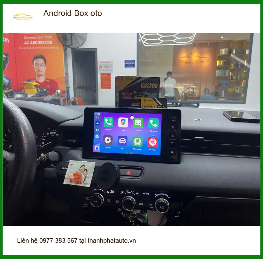 Chị Thanh lắp Android Box oto cho Mazda CX-5 tại Quận 12 để giải trí, dẫn đường tiện lợi ảnh thực tế 2