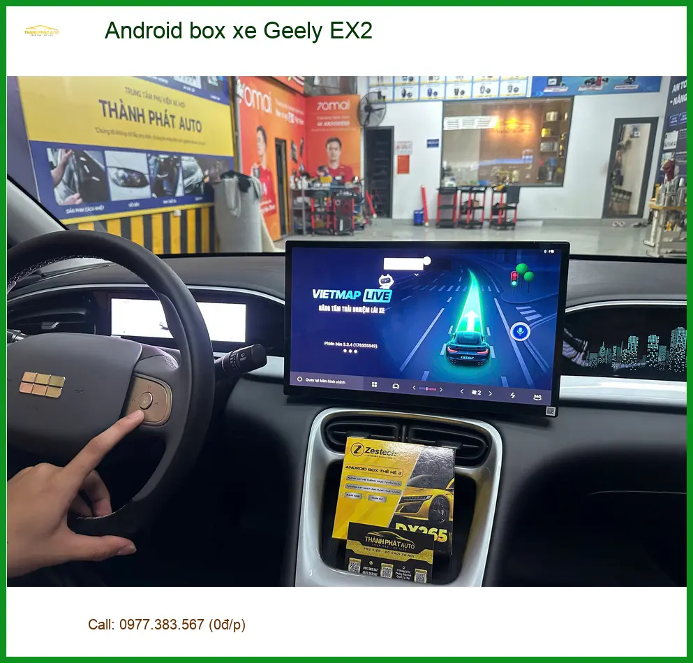 Anh Quang nâng cấp Android box cho Geely EX2 tại Quận 2, giải trí đỉnh cao ảnh thực tế 4