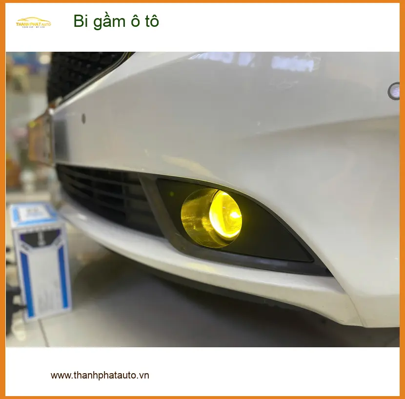 Anh Khang độ bi gầm ô tô cho Honda CRV tại Quận 9 vì đèn zin không đủ tầm nhìn buổi tối. ảnh thực tế 2