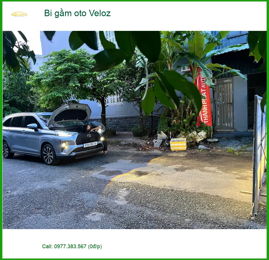 Anh Tuấn Kiệt nâng cấp bi gầm Veloz tại Thủ Đức để nhìn rõ hơn khi trời tối.