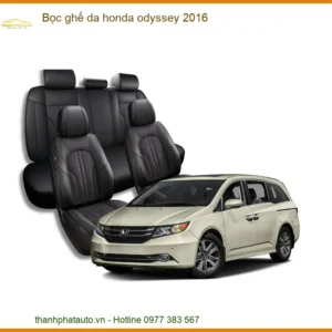 Bọc Ghế Da Honda Odyssey 2016 - Trung Tâm Lắp Đặt Chính Hãng TPHCM