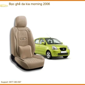 Bọc Ghế Da Cho Xe Kia Morning 2006 - Địa Chỉ Lắp Đặt Uy Tín TPHCM
