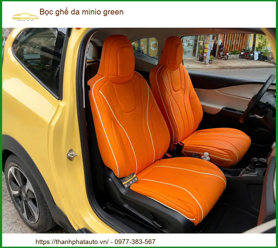 Bọc Ghế Da Minio Green Cao Cấp Cho Mọi Dòng Xe Hơi - Địa Chỉ Lắp Đặt Uy Tín TPHCM
