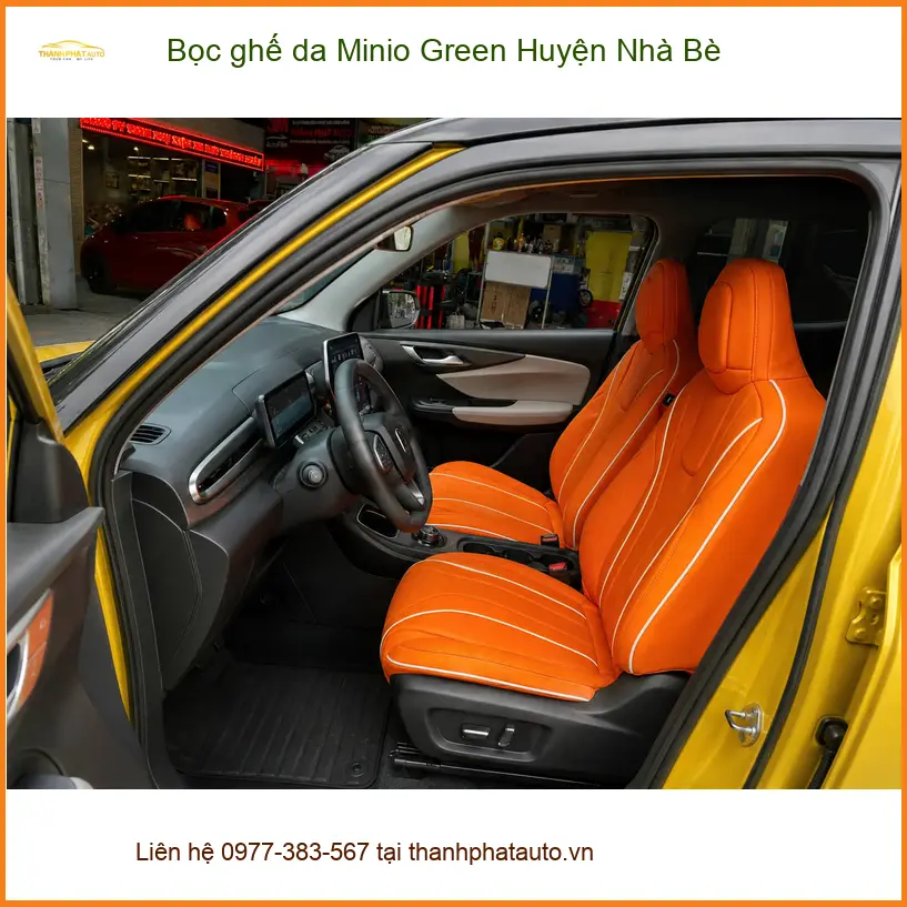 Cửa Hàng Bọc Ghế Da Ô Tô Minio Green Huyện Nhà Bè - Thi Công Chuyên Nghiệp ảnh thực tế 3