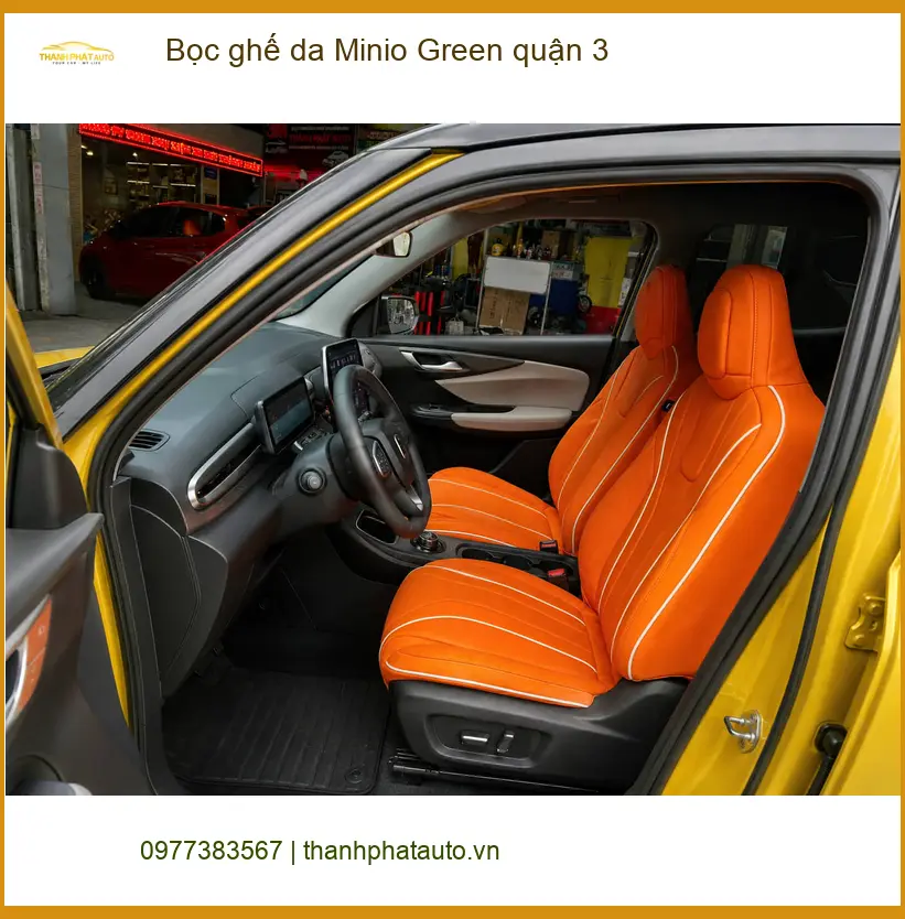 Dịch Vụ Bọc Ghế Da ghế da Minio Green quận 3 - Thi Công Chuyên Nghiệp