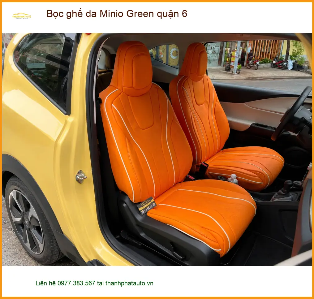 Cửa Hàng Bọc Ghế Da ghế da Minio Green quận 6 - Thi Công Chuyên Nghiệp