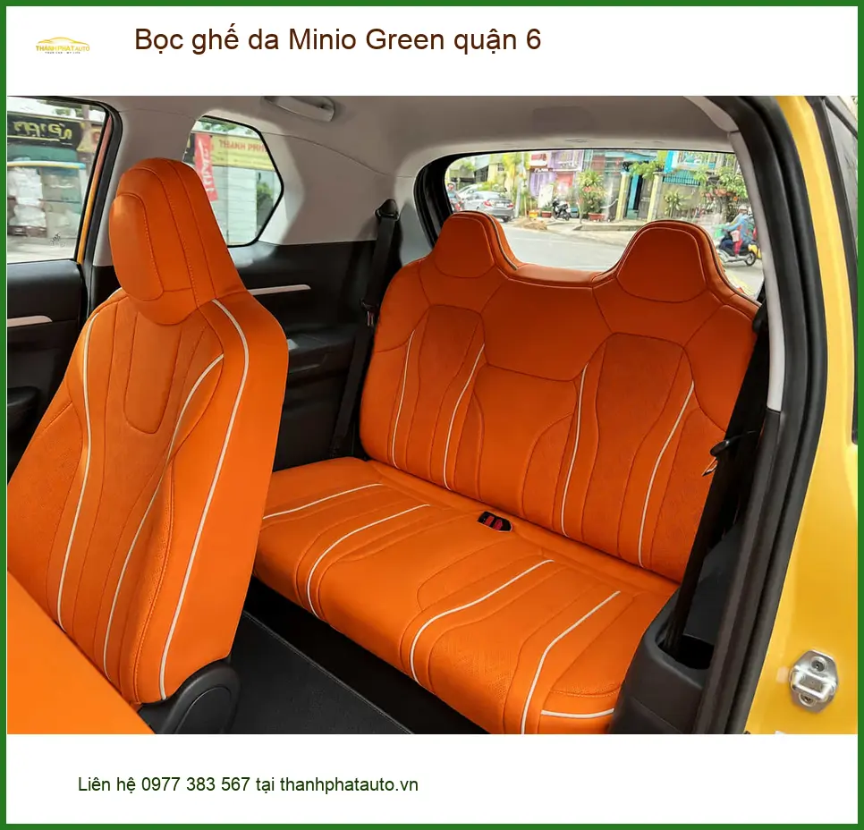 Cửa Hàng Bọc Ghế Da ghế da Minio Green quận 6 - Thi Công Chuyên Nghiệp ảnh thực tế 2