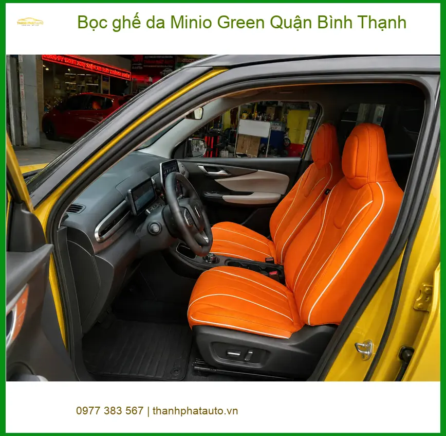 Nơi Bọc Ghế Da ghế da Minio Green Quận Bình Thạnh - Thi Công Chuyên Nghiệp ảnh thực tế 2
