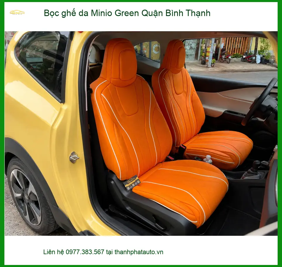 Nơi Bọc Ghế Da ghế da Minio Green Quận Bình Thạnh - Thi Công Chuyên Nghiệp ảnh thực tế 3
