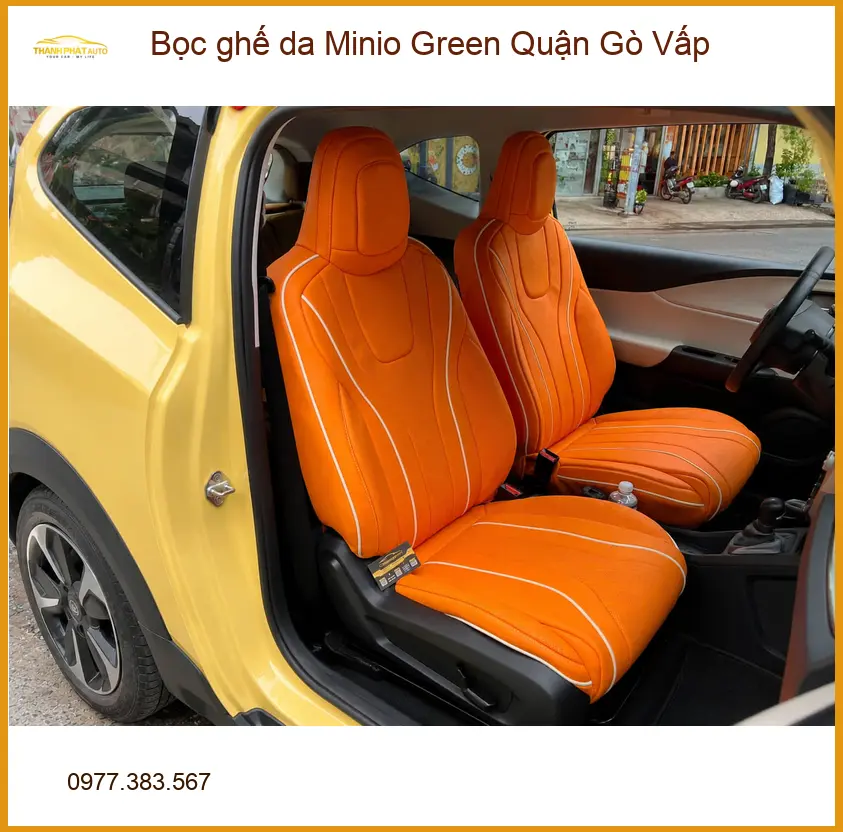 Dịch Vụ May Bọc Ghế Da ghế da Minio Green Quận Gò Vấp - Giá Tốt TPHCM